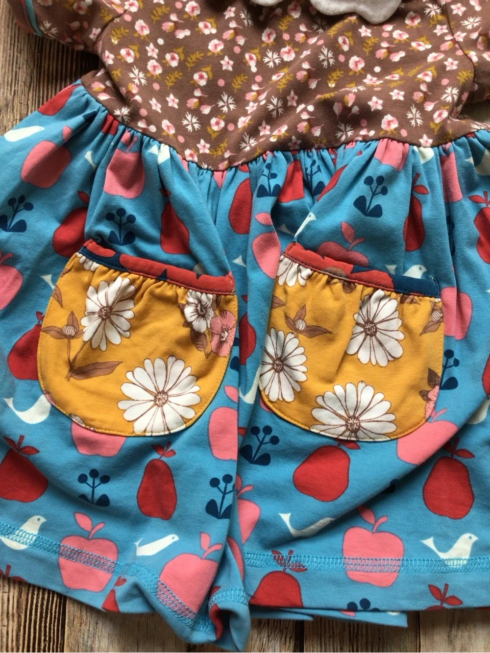 Wildflowers Hopscotch Wendy Apple Dress